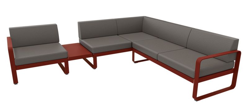 Bellevie Lounge Sofa Composition 3 A Outdoor Fermob 